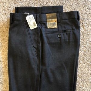 Geoffrey Beene grey pin stripe dress pants
